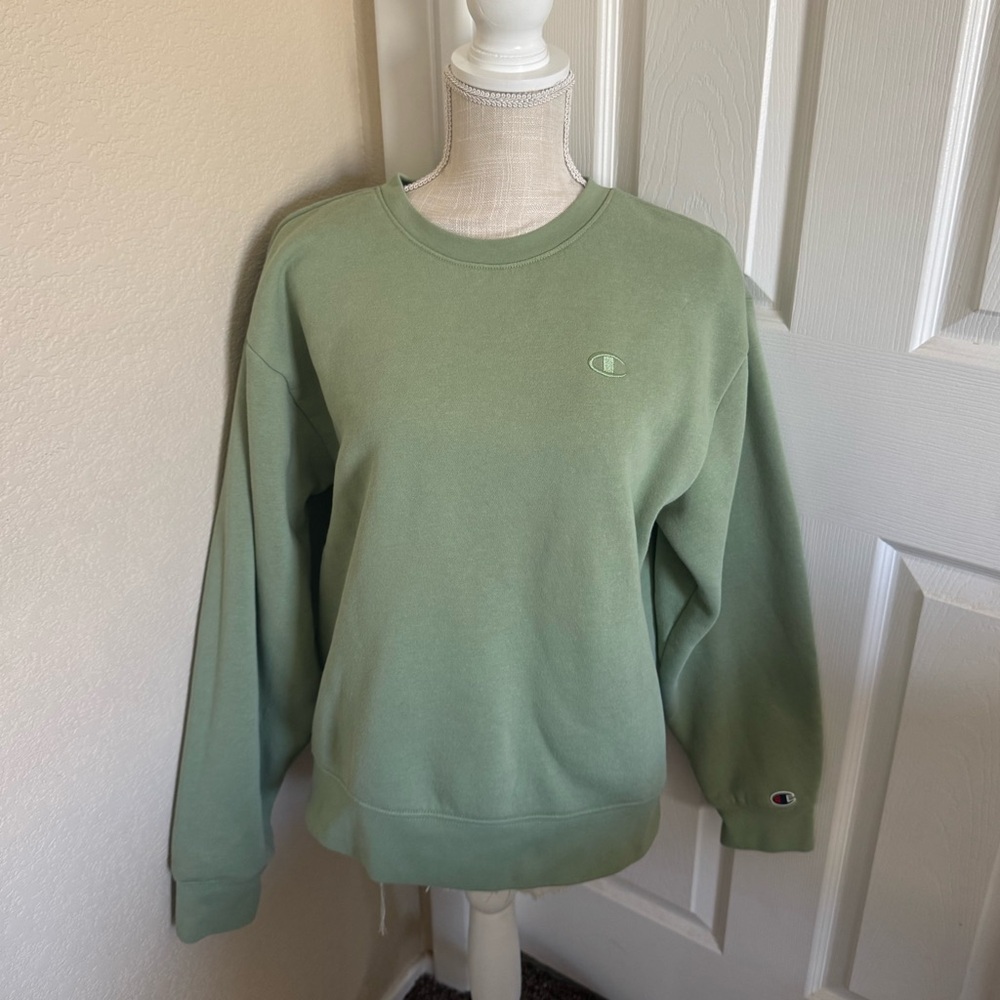 Champion Sage Green Crewneck Sweatshirt